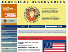 Tablet Screenshot of classicaldiscoveries.org